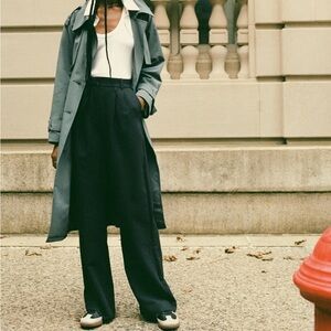 A&F Sloane Tailored Wide Leg Pant